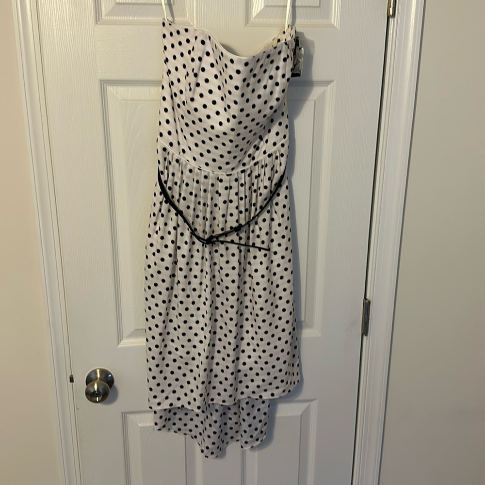 Black and White Polka Dot Size 12 Dress